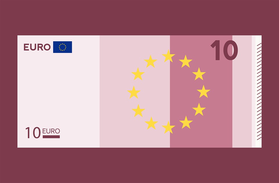 kreslená eurobankovka