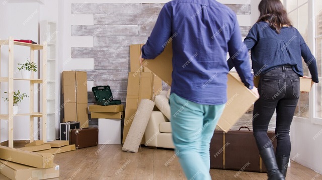 stěhování věcí
